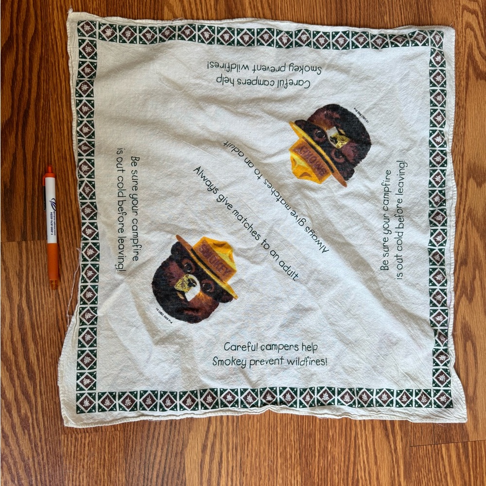 Smokey the Bear Handkerchief